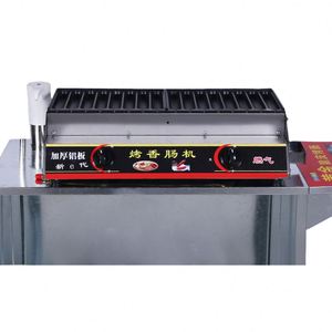 เครื่องย่างไส้กรอกแก๊สเชิงพาณิชย์และเครื่องทำฮอทดอก ใช้สำหรับร้านขายอาหารข้างทาง สวนสาธารณะ และแผงลอยริมถนน - Product Image 3