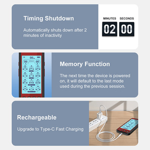 बड़ी स्क्रीन 4 में 1 दसियों मशीन की मालिश शरीर चिकित्सा इकाई दर्द राहत के लिए 36 मोड दोहरी चैनल इलेक्ट्रोथेरेपी डिवाइस - Product Image 4