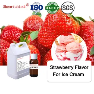 केंद्रित मीठी स्ट्रॉबेरी स्वाद जेलाटो स्वाद आइसक्रीम पॉप्सिकल आइस कोन के लिए खाद्य स्वाद