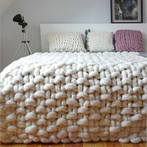 Naturale Sensazione di Morbidezza Super Chunky Gigante Filato di <span class=keywords><strong>Lana</strong></span> Merino Top Braccio di Lavoro A Maglia Filato Stoppino - Product Image 6