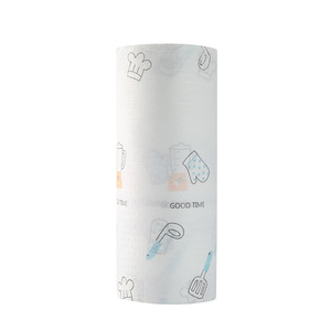 Lazy Cleaning <b>Cloth</b> Kitchen Absorbent Non Woven Fabric Dishwashing Rag Printed Version Disposable Cleaning <b>Cloth</b> - Product Image 5