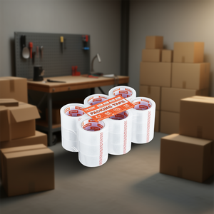 Vevor Clear Packing Tape 1.88 Inch 65 Yards 2.7 Mil Carton Sealing Tape - Product Image 2