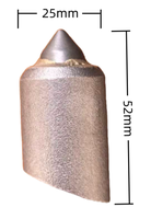 Dents / Pointes / Lames de coupe en carbure de tungstène BR1 BR2 BR3 BR4 avec corps en 40Cr pour le forage à la tarière et le décompactage routier