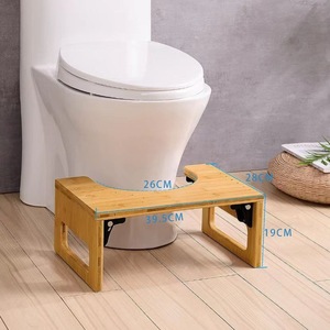 Taburete de baño de madera plegable, color madera natural, para uso doméstico, tamaño personalizable - Product Image 3