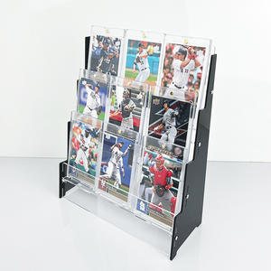 Bán buôn Kệ kinh doanh thẻ hiển thị đứng cửa hàng kinh doanh PMMA chất liệu 3-Tier Acrylic thể thao thẻ hiển thị - Product Image 2