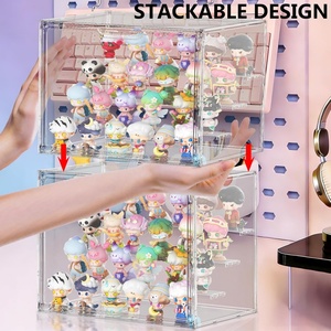 Boîte de rangement transparente en plastique anti-poussière et écologique pour figurines et boîtes mystères, facile à assembler, vente en gros - Product Image 5