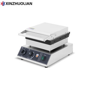 <span class=keywords><strong>Gaufrier</strong></span> électrique commercial en acier inoxydable 110V-220V, antiadhésif, à nid d'abeille, contrôle de la température et du temps, 1,75 kW - Product Image 3