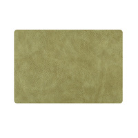 Nouvelle conception, vente en gros d'usine, set de table rectangulaire résistant à la chaleur et imperméable en cuir PU pour mariage