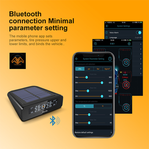 <span class=keywords><strong>Capteur</strong></span> externe universel solaire numérique en temps réel BLE 120PSI de système de surveillance de <span class=keywords><strong>pression</strong></span> des pneus pour Acura - Product Image 2