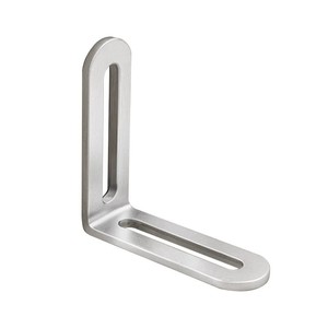 Adjustable <b>Corner</b> Bracket 90 Degree L Shaped Steel <b>Shelf</b> Support With Long Holes For Furniture Connectors - Product Image 1
