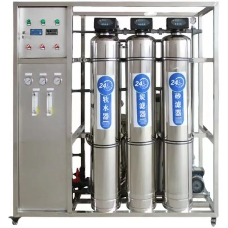 Sistema ro de acero inoxidable 500/1000LPH 0,5/1T S sistemas de purificación de agua de ósmosis inversa, precio de fábrica