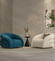 Fauteuil design moderne pour la maison salon chaise en tissu de haute qualité meubles décoration de la maison