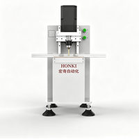 Machine à percer à double trou semi-automatique HONKI BRIGHT HB-XZ 0.2kW pour profilés en aluminium |   Précision élevée pour les stores en nid d'abeille