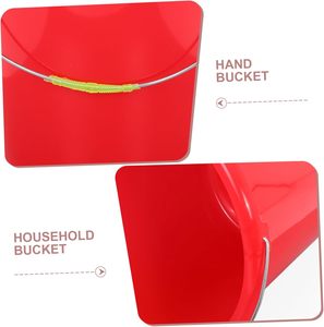 Seau à eau en PP avec poignées en fil métallique certifiées pour usage extérieur – Vente en gros - Product Image 4