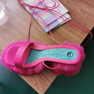 Sandalias de tacón <span class=keywords><strong>bajo</strong></span> y grueso para mujer, zapatos de tacón alto con punta abierta, Sexy, con cordones, para fiesta, para uso diario, talla grande 47 - Product Image 6