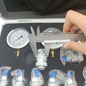 Juego de 3 Manómetros de Presión Hidráulica para Excavadora, Kit de Medición de Presión Hidráulica - Product Image 4