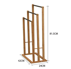 Portasciugamani in <span class=keywords><strong>Legno</strong></span> Massello <span class=keywords><strong>di</strong></span> Alta Qualità per Bagno, Vendita all'Ingrosso, Supporto e Scaffale per Stoccaggio - Product Image 6