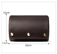 Étui de voyage pour montre en cuir véritable pour 2 montres, rangement et organisation - Sécurisé avec des coussins amovibles innovants