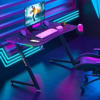 Escritorio de Computadora para Juegos Wquantum Ajustable y Convertible con Iluminación RGB, Marco Metálico y Refrigeración - Precio Económico para Uso en Oficina en Casa