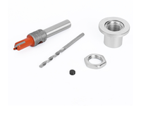 Adjustable Woodworking Countersink Drill Bit with Stop Collar 1/4" Quick Change Hex Shank Screw Hole Pilot Factory Direct Sale