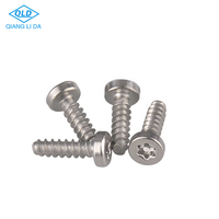 Vis à tête hexagonale Torx en acier inoxydable zingué passivé M3.5, marque QLD, grade A2/A4, filetage à droite, antivol