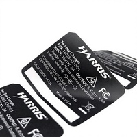 Étiquettes de batterie, autocollants de plaque signalétique pour chargeurs industriels, pour équipements électroniques, personnalisés