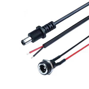 5.5*2.1mm Male to Female 12V 24V Dc 5.5mm Jack Plug <b>Cable</b> Dc Extension 5.5*2.1mm DC <b>Power</b> <b>Cable</b> - Product Image 1