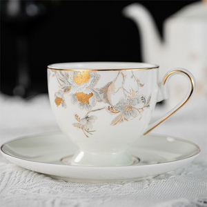Juego de Tazas de Té de Porcelana Fina Exclusivo de P&T con Tetera de 1200 ml, Taza <span class=keywords><strong>y</strong></span> Plato de 150 ml para 4 Personas - Product Image 3