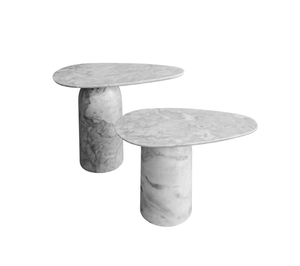 Mesa Auxiliar de Mármol Blanco <span class=keywords><strong>Taula</strong></span>, Moderna, Duradera, Hecha <span class=keywords><strong>a</strong></span> Mano, Tamaño Personalizado, Muebles de Comedor para Hotel - Product Image 2
