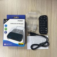 Clavier sans fil DOBE TP5-0556S pour manette PS5 avec rétroéclairage, clavier externe PS5 pour SONY avec clip pour chat vocal