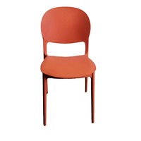 Chaise de salle à manger en plastique épaissi, style nordique moderne et minimaliste, pour l'extérieur, durable, idéale pour les fêtes