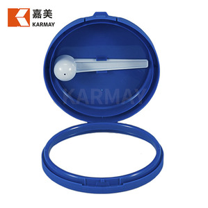 Factory Supply Top Sealing Moisture Proof Plastic Round Lid Cover With <b>Scoop</b> - Product Image 3