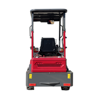 E04 Mini Electric Loader 400KG Beban Terukur 1400cm Tinggi Pengosongan 1120kg Berat