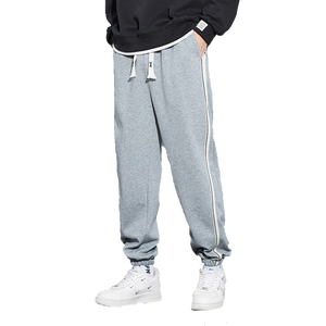New Lightweight Men's Streetwear <b>Joggers</b> Customizable Polyester Straight Nonwoven Loose <b>Baggy</b> Trousers Canvas Fabric Casual - Product Image 1