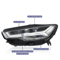 Phares LED JUSHUN pour Audi A6 A6L C7 Avant Allroad 2012-2015, mise à niveau des phares, lampes avant