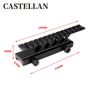 Adaptateur de montage tactique 13 fentes Extender Red Dot Sight Scope Riser Mount Accessoire de chasse - Product Image 3