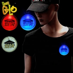 Tùy chỉnh in <span class=keywords><strong>Light</strong></span>-Up <span class=keywords><strong>LED</strong></span> huy hiệu khuyến mại các tính năng <span class=keywords><strong>LED</strong></span> nhấp nháy giáng sinh phục sinh tốt nghiệp trường có tính năng độc đáo số - Product Image 5