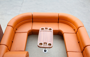 Kinlife-Barco pontón de dos pisos hecho en fábrica, <span class=keywords><strong>crucero</strong></span> de lujo para 20 pasajeros con toldo, inodoro y cocina a la venta - Product Image 3
