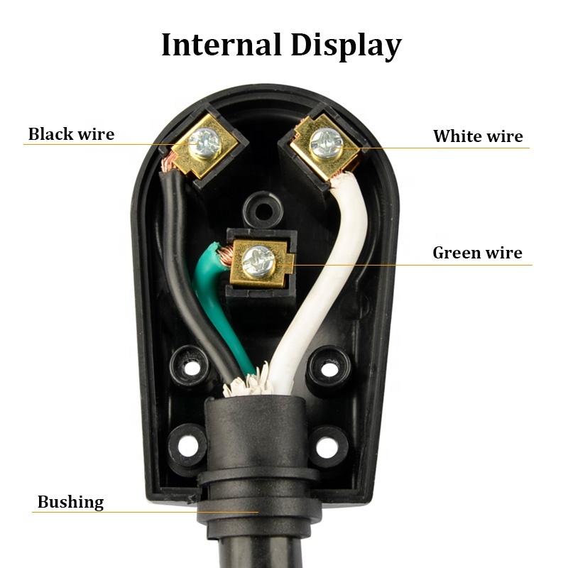30 Amp RV Male Replacement Plug | NEMA TT-30P DIY Assembly Plug