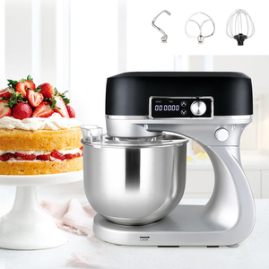 Robot pâtissier planétaire 800W 6L à faible bruit, 12 vitesses, moteur en cuivre pur, boîtier moulé sous pression OEM, bol en acier inoxydable, équipement de <span class=keywords><strong>cuisine</strong></span> - Product Image 1