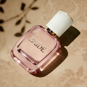 Venta al por mayor de fábrica: Botellas de perfume de vidrio rosa personalizadas de 30ml, 50ml, 100ml, con forma irregular negra, vacías, para serigrafía, ecológicas. - Product Image 2