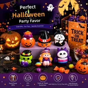 MXL Juguetes de Llavero Blandos de Halloween, de Compresión Suave, con Formas de Calabaza, Fantasma, Bruja y Murciélago, para Alivio del Estrés y Recuerdos de Fiesta - Product Image 5