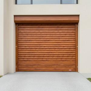 <span class=keywords><strong>Porte</strong></span> à enroulement en aluminium double couche de haute qualité, finition moderne, <span class=keywords><strong>avec</strong></span> isolation en mousse PU pour <span class=keywords><strong>garage</strong></span> extérieur - Product Image 1