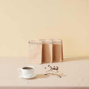 ถุงกาแฟพร้อมวาล์วถุงอลูมิเนียมฟอยล์ก้นแบนถุงใส่เมล็ดกาแฟแบบตั้ง - Product Image 4