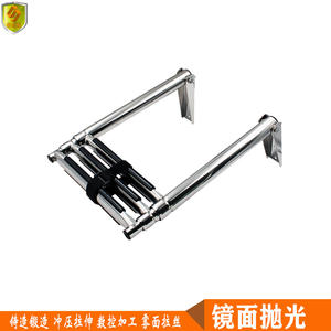 Escalera Telescópica de Tres Secciones de Acero Inoxidable para Acceso a Cubierta, Accesorios de Hardware para Yates Marinos y Embarcaciones - Product Image 3