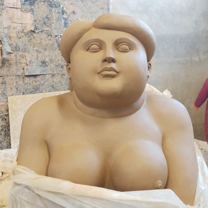 Estatua de Bronce de Tamaño Real de Mujer Gorda de <span class=keywords><strong>Fernando</strong></span> Botero, Arte Corporal Humano, Decoración de Paisaje de Centro Comercial, Escultura de Jardín Urbano - Product Image 6