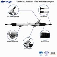 44250-60170 Nueva cremallera de dirección asistida hidráulica de alta calidad grado OEM para Land Cruiser Lexus LX570 2007+ LHD Directa