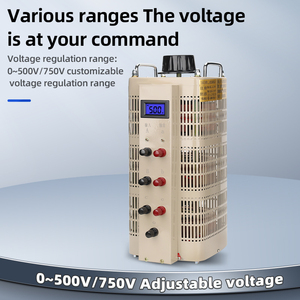 5KW Single-phase autocoupler hiển thị kỹ thuật số 0-250V có thể điều chỉnh liên hệ với điều chỉnh điện áp 5000W AC điện biến áp ổn định - Product Image 4