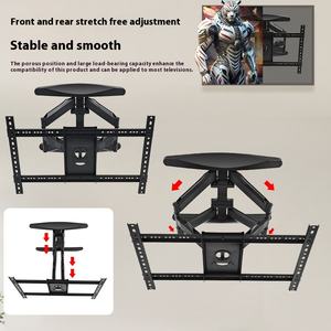 <span class=keywords><strong>Support</strong></span> de télévision en direct réglable de 55 à 85 <span class=keywords><strong>pouces</strong></span> pour hôtel à domicile Max VESA 640*400MM Charge maximale 40kg <span class=keywords><strong>Support</strong></span> <span class=keywords><strong>mural</strong></span> pour moniteur <span class=keywords><strong>TV</strong></span> - Product Image 3