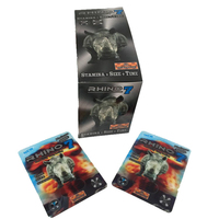 Papier d'emballage de cartes cartes rhino -777 3d blister platine 10000 pour le renforceur sexuel masculin capsule personnalisé pilules d'impression 3d 5d len